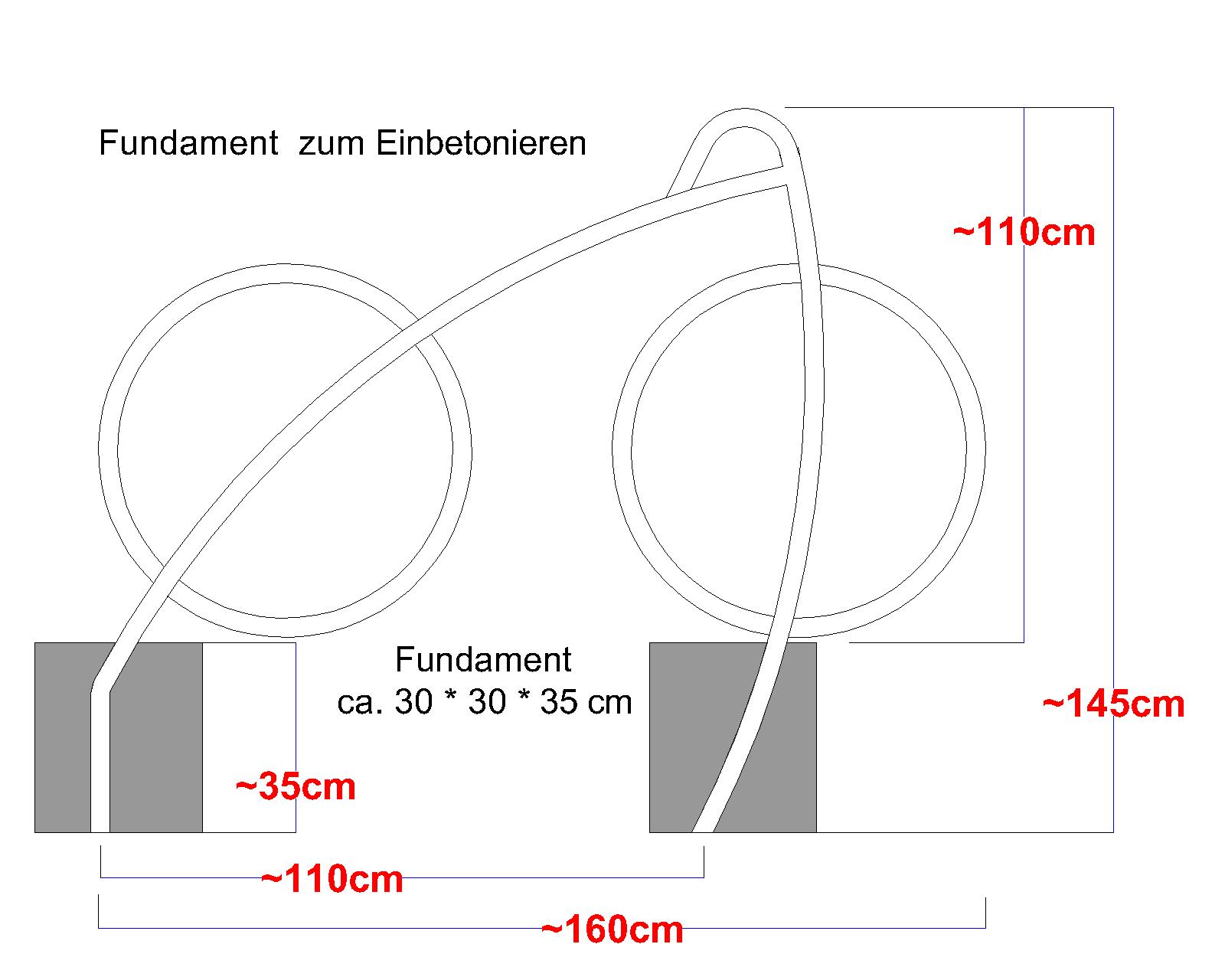 Fahrradanlehnbuegel-Fahrradstaender-Modell-DYNABIKES®Detailansicht zum-Einbetonieren Fahrradanlehnbuegel-Fahrradstaender-Modell-DYNABIKES®Detailansicht zum-Einbetonieren